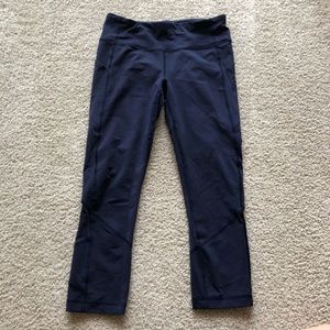 Lululemon mid rise navy leggings